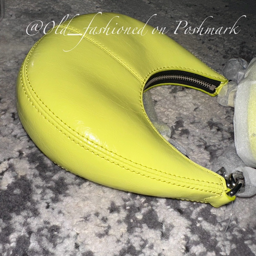 MARC JACOBS Leather Crescent Bag - Limoncello - Picture 10 of 12